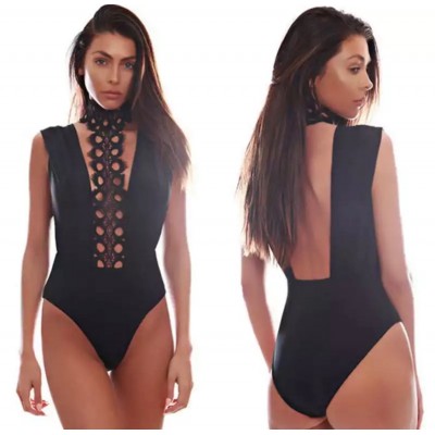 'Abigail' black bodysuit